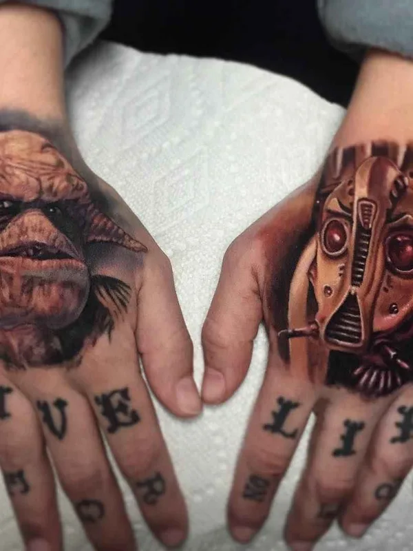 color realism татуировка на hand #8862 | Тату мастер Paul Acker