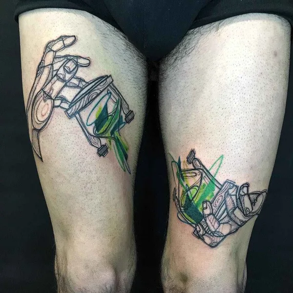 Sketch tattoo by Luca Testadiferro