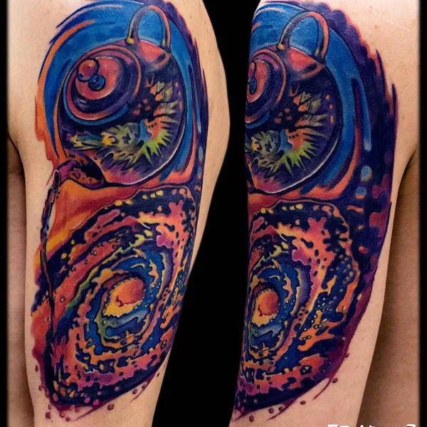 Watercolor tattoo by Юрий BaRiN Баринов in Saint Petersburg