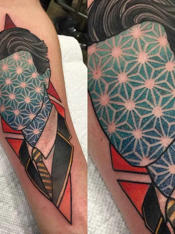 color geometric Tatuagem em forearm #9120 | Tatuador Jay Joree