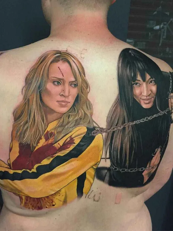 male color realism Tatuaggio su full back #9607 | Tatuatore Daniel Molloy