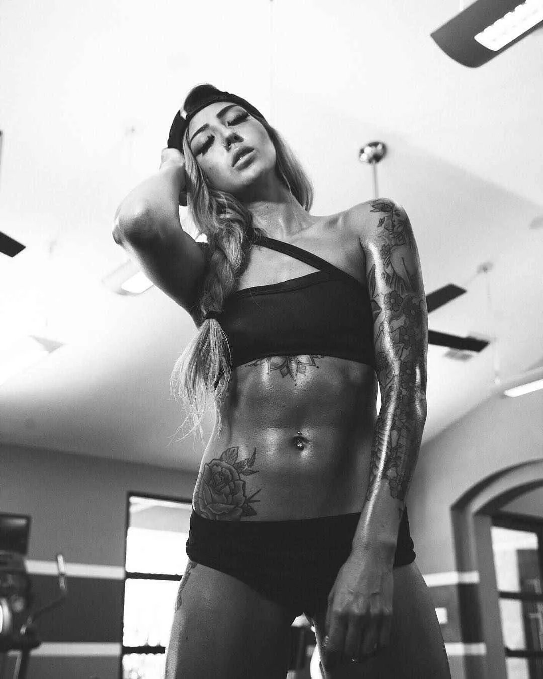 Тату модель Allison Green , альтернативная фотомодель, татуированная девушка | Лас Вегас, США