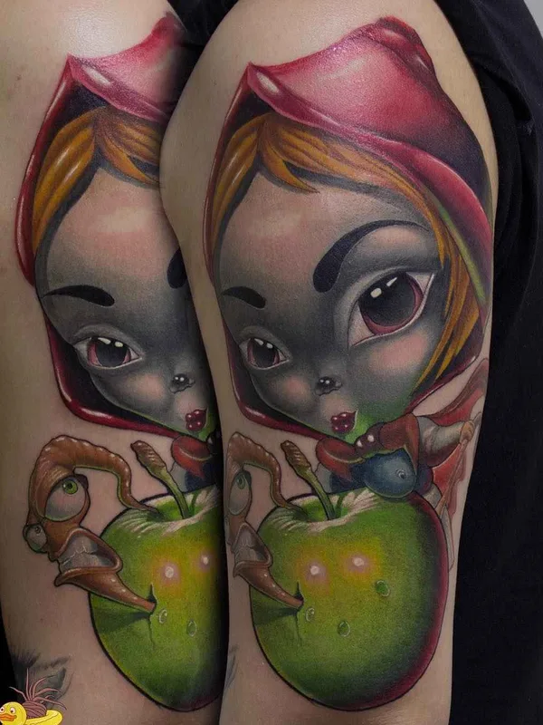 Нео традиционная tattoo by Дави Татумастерян in Краснодар