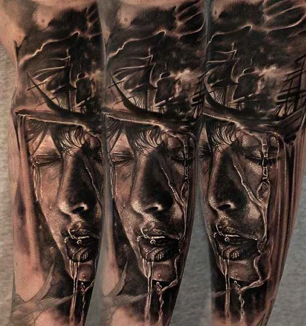 Реализм tattoo by Matthew James in Bristol