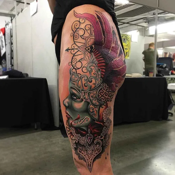 Авторская tattoo by Ryan Smith The Scientist in Exeter