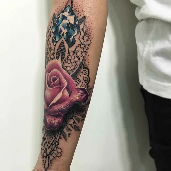 Авторская tattoo by Ryan Smith The Scientist in Exeter