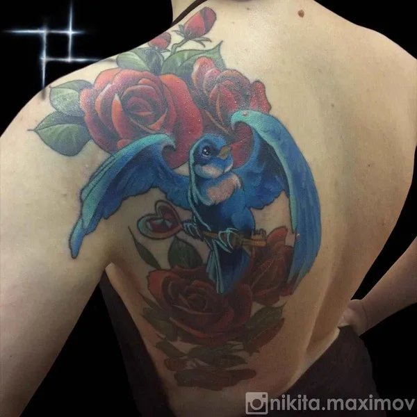 New School tattoo by Никита Максимов in Moscow
