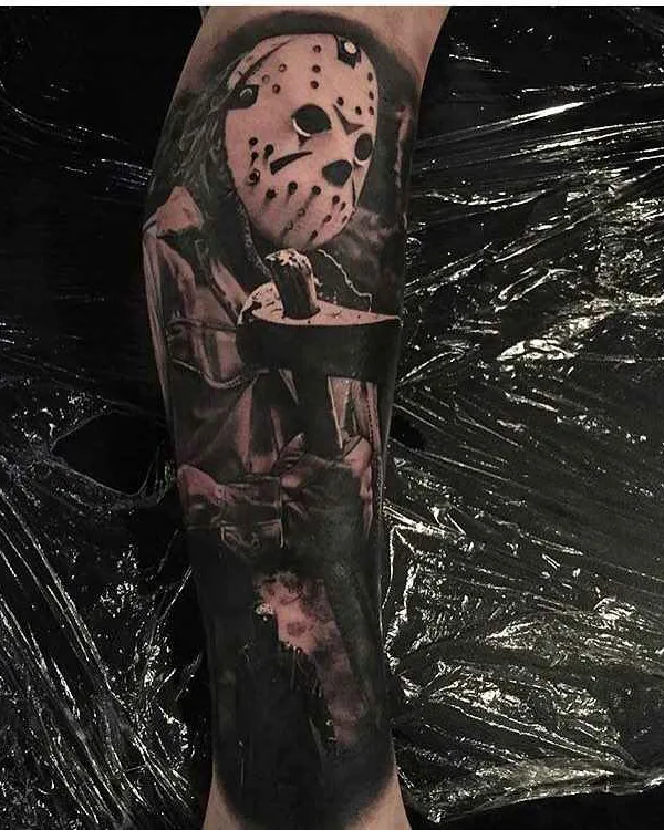 black and grey black and grey Tatuaggio su forearm #9606 | Tatuatore Daniel Molloy