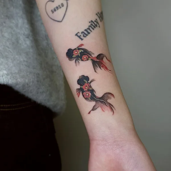 Oriental tattoo by Yi Ching in Taipei