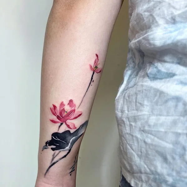 Oriental tattoo by Yi Ching in Taipei