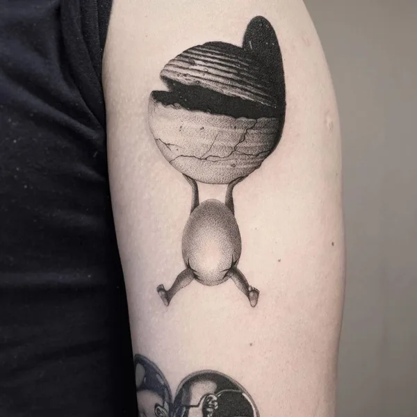 avant-garde tattoo by Rei Link13 in Qingdao