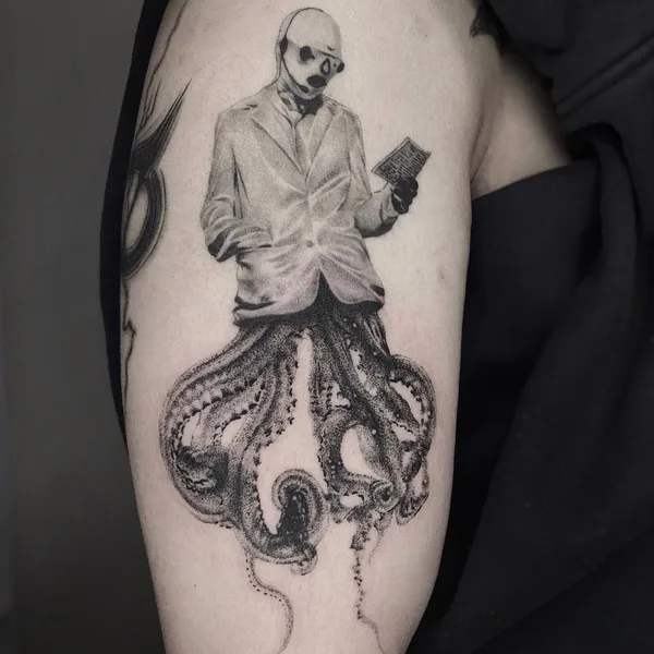 avant-garde tattoo by Rei Link13 in Qingdao