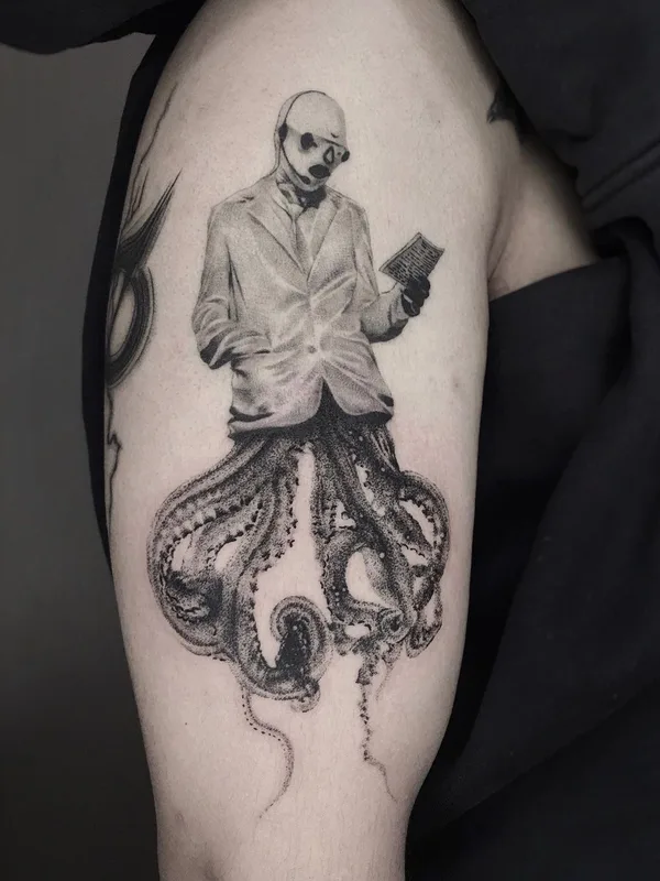 avant-garde tattoo by Rei Link13 in Qingdao