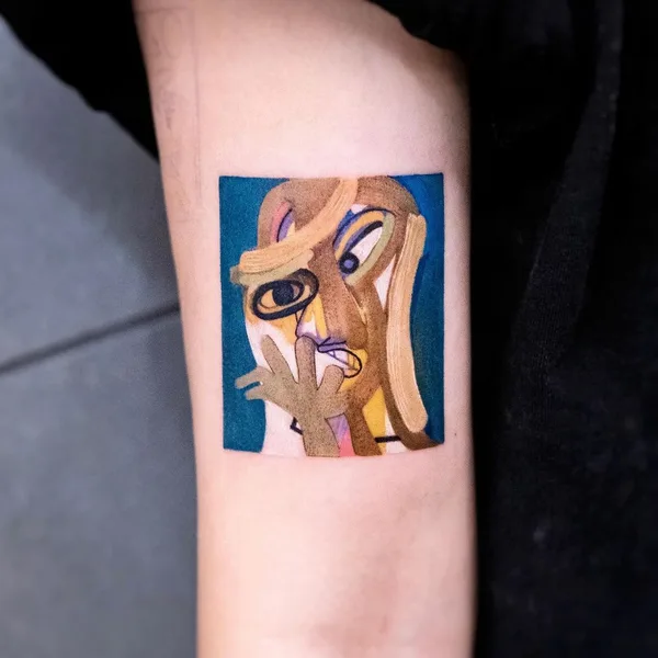 avant-garde tattoo by DEMI LIU in Beijing