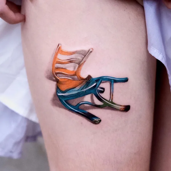avant-garde tattoo by DEMI LIU in Beijing