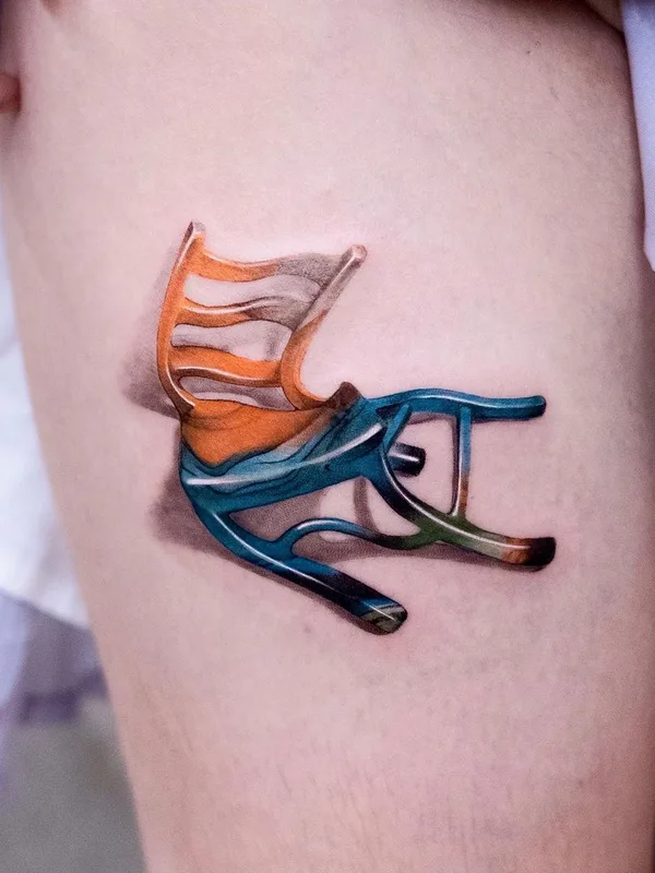 color realism tattoo on thigh #47341 | Tattoo Artist DEMI LIU