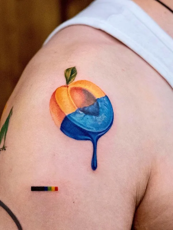 color illustrative tattoo on shoulder #47342 | Tattoo Artist DEMI LIU