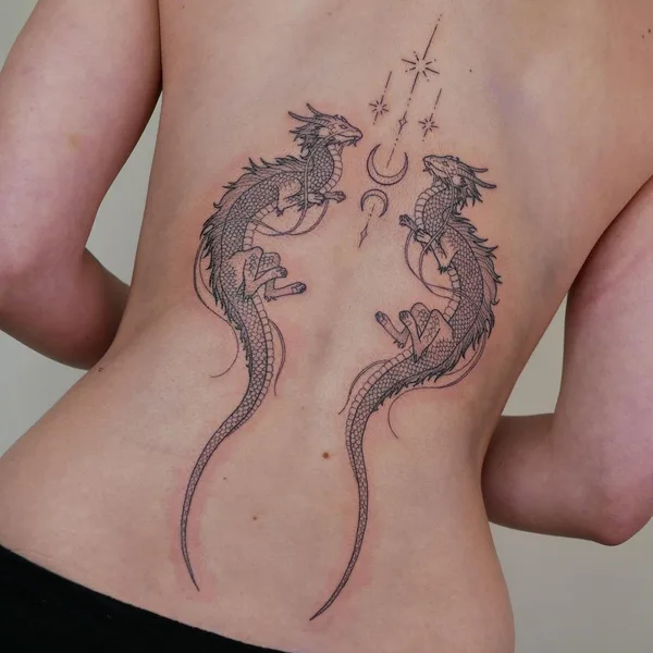 Файнлайн tattoo by Nameless in Hamburg
