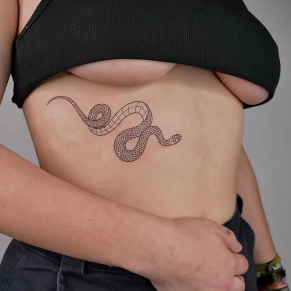 Файнлайн tattoo by Nameless in Hamburg