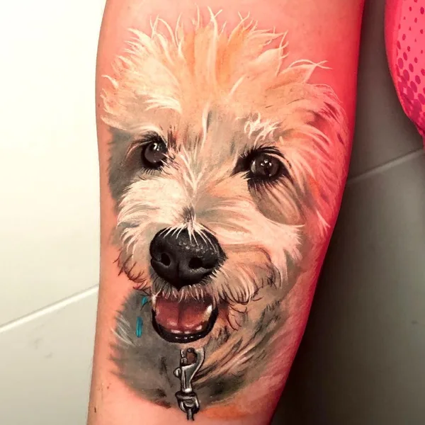 Portrait tattoo by David Barrera Garcia in Madrid