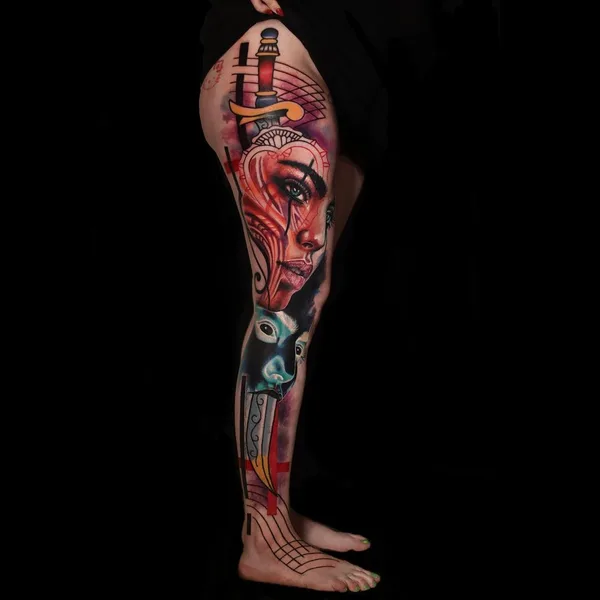 Realism tattoo by Moises Kampos in San José