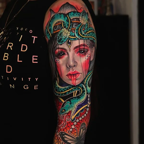 Realism tattoo by Moises Kampos in San José