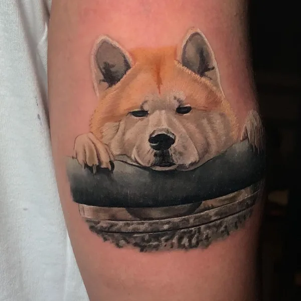 Portrait tattoo by Fernando Guzman in Centro