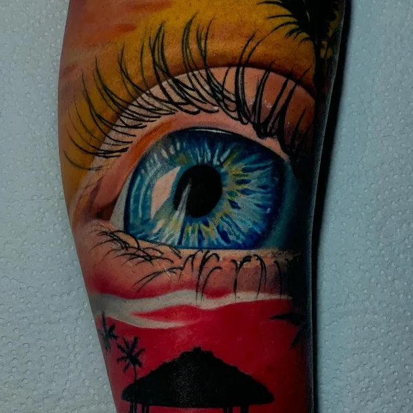 Portrait tattoo by Fernando Guzman in Centro