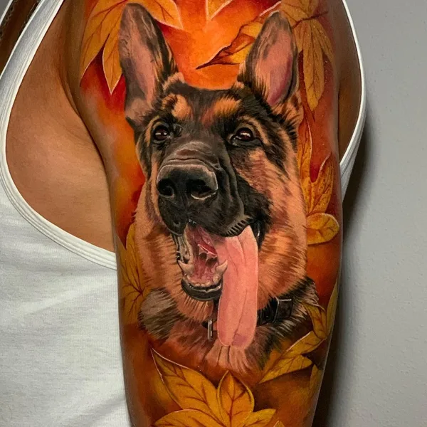 Portrait tattoo by Fernando Guzman in Centro