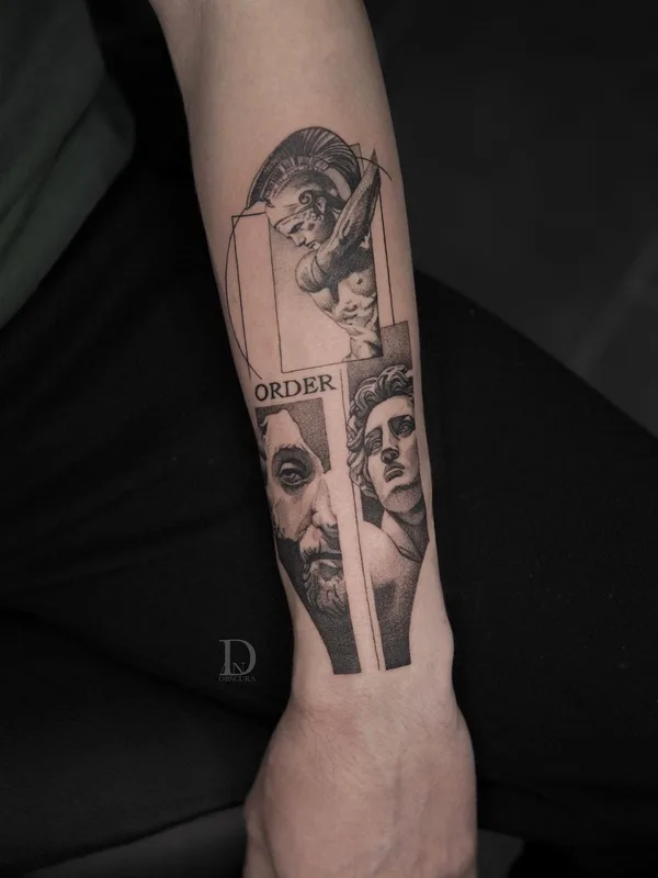 black and grey black and grey татуировка на forearm #47455 | Тату мастер Даниэл Авила-Гомес