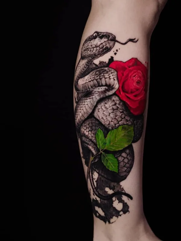 color realism татуировка на calf #47530 | Тату мастер Alex Gur