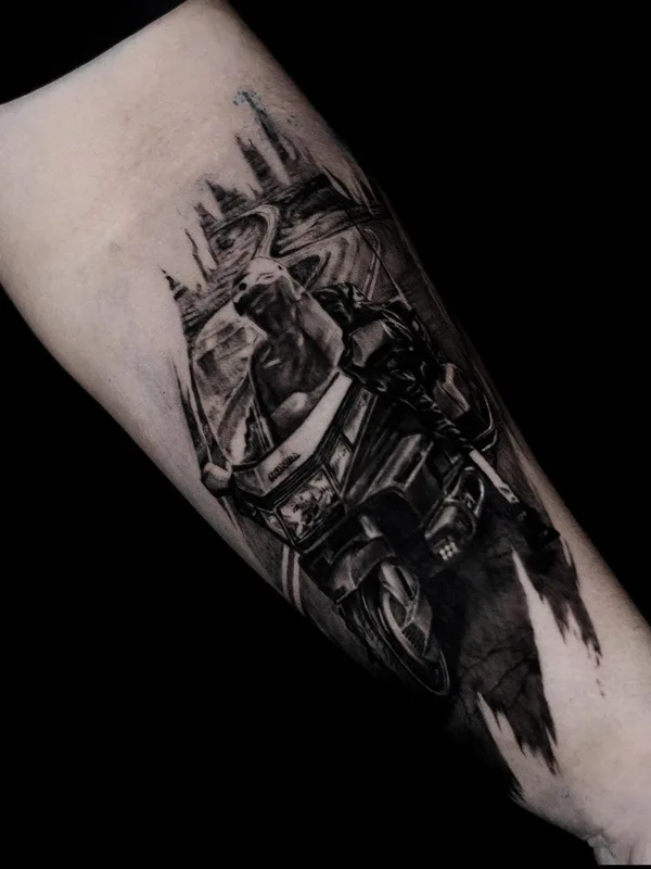 black and grey black and grey татуировка на forearm #47531 | Тату мастер Alex Gur