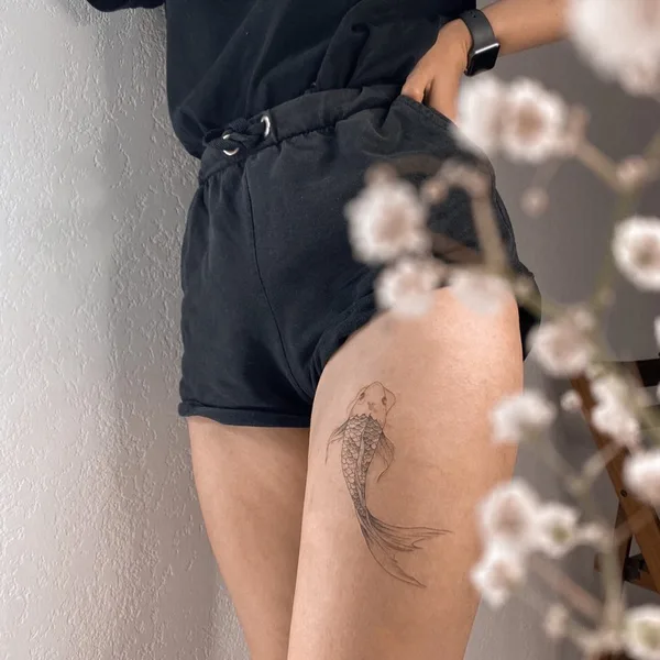 Минимализм tattoo by Алиса Эйсмонт in Воронеж