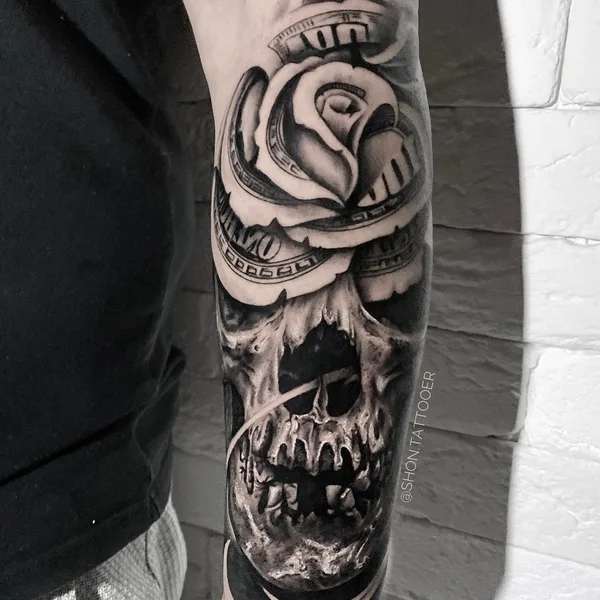 Ornamental tattoo by Иван Шондин in Сочи