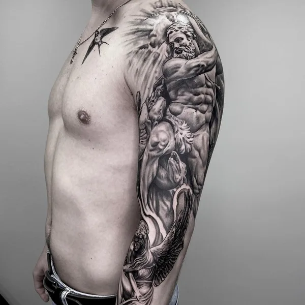 Ornamental tattoo by Иван Шондин in Сочи