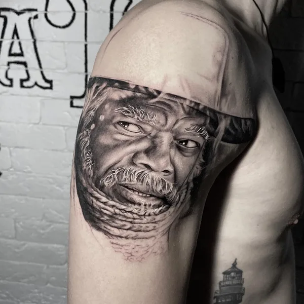 Ornamental tattoo by Иван Шондин in Сочи