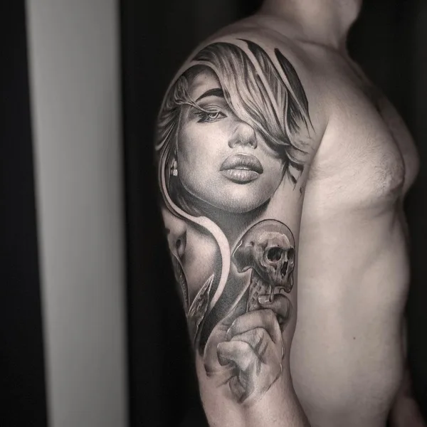 Ornamental tattoo by Иван Шондин in Сочи