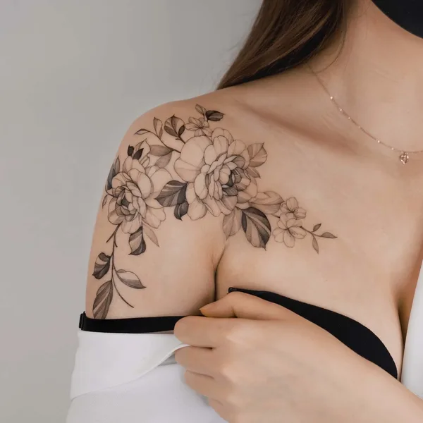 Feminine tattoo by Zee in Seoul