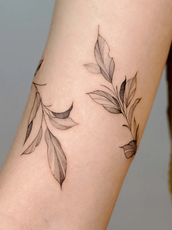 female black botanic tattoo on forearm #51606 | Tattoo Artist Zee
