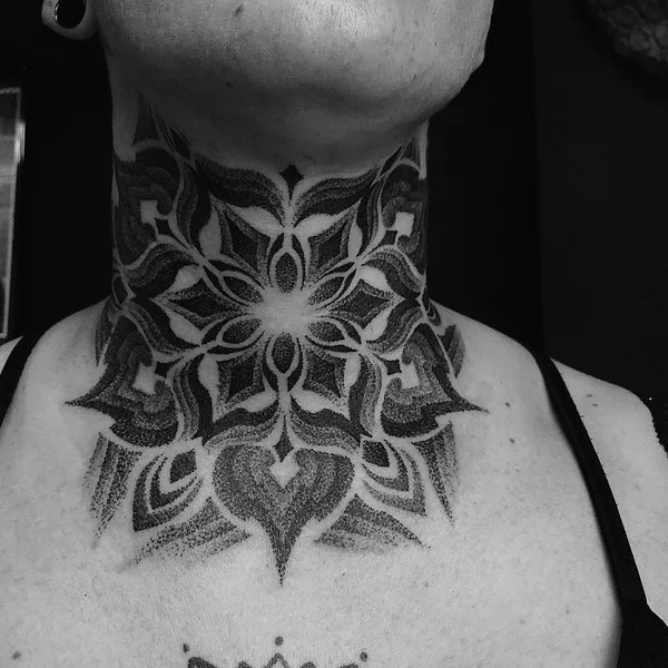 Ornamental tattoo by Ksenia @nayantara.tattoo in Сочи