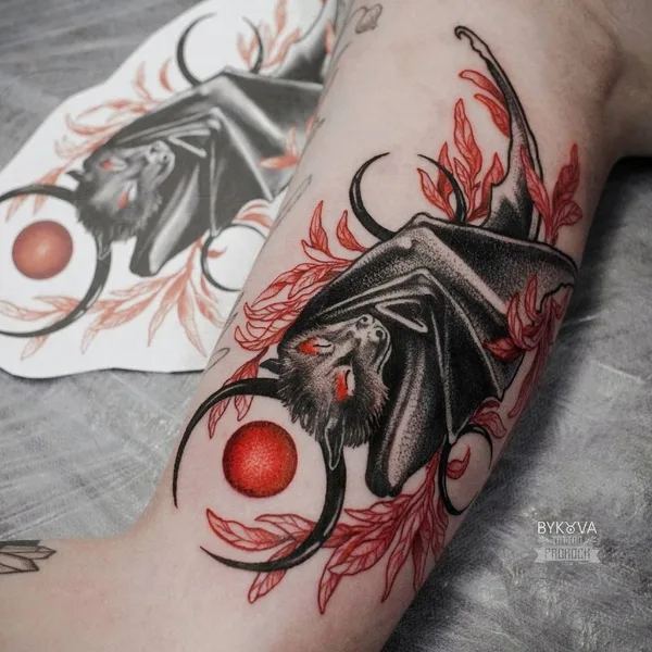 Graphic tattoo by Елена Быкова in Сочи