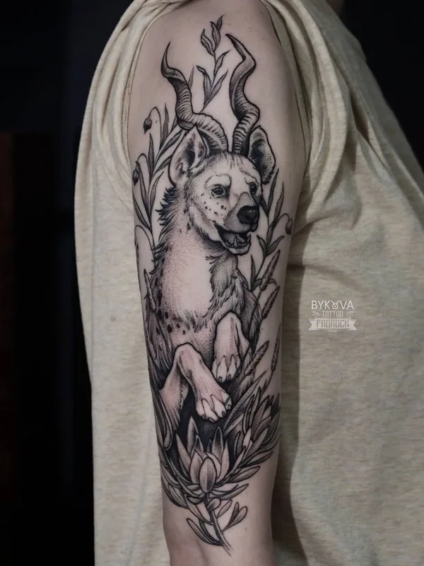 black and grey black and grey 타투 부위 full sleeve #51684 | 타투이스트 Елена Быкова