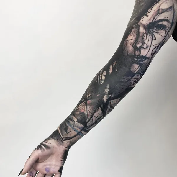 Sketch tattoo by Natalie Mickahlo Nox