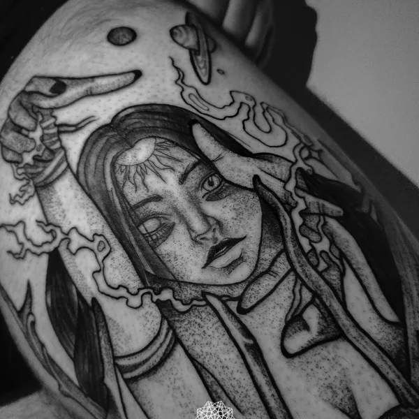 whipshading tattoo by Eva Jiménez in Almería