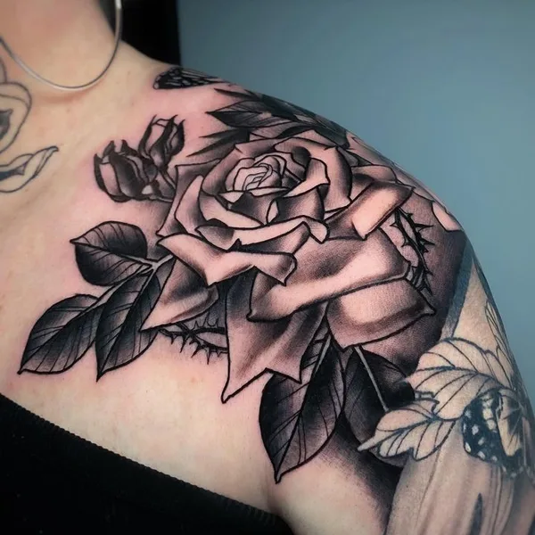 Neo Traditional tattoo by Elena Mignani in Helsinki