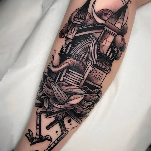 Neo Traditional tattoo by Elena Mignani in Helsinki