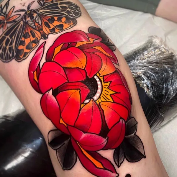 Neo Traditional tattoo by Elena Mignani in Helsinki