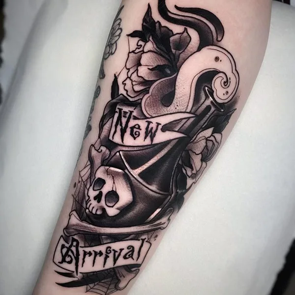 Neo Traditional tattoo by Elena Mignani in Helsinki