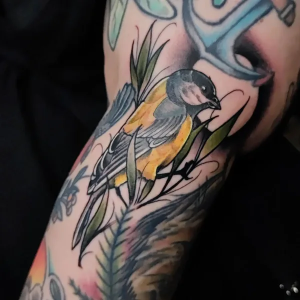 Traditional tattoo by Niko Parviainen in Helsinki