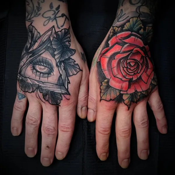 Traditional tattoo by Niko Parviainen in Helsinki